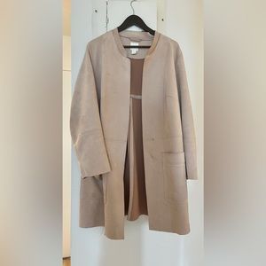 Light Mauve Long Spring Jacket -Machine Washable